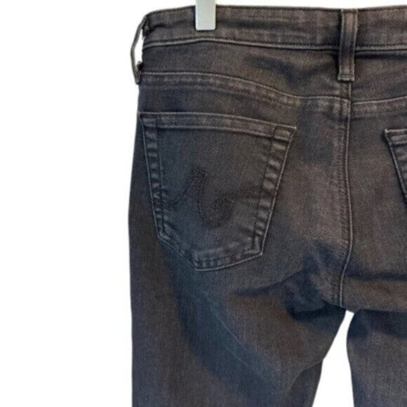 AG ADRIANO GOLDSCHMIED | The Ballad Slim Boot Dark Gray Denim Jeans Size 28 - Picture 6 of 8